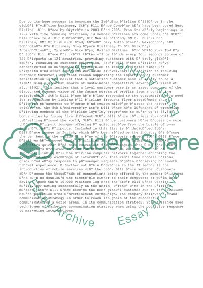 Business Relationship Between Str Alliance and Y&R