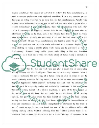 Dual-Task Paradigm in Lower and Higher Ability PE Classes