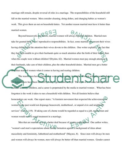 Marriage: Better for Men or Women