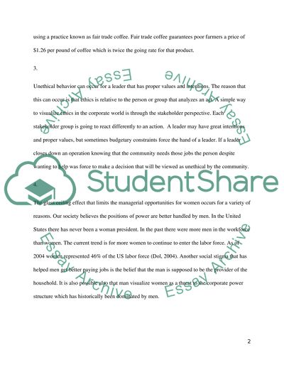 Chapter 14 discussion question