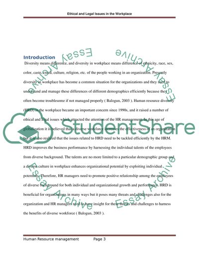 ethical workplace essay