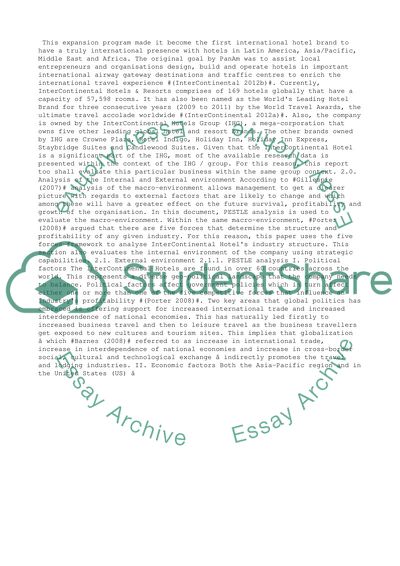 Strategic Management Company Report