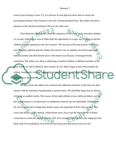 The Physical and Psychological Abuses of Slavery