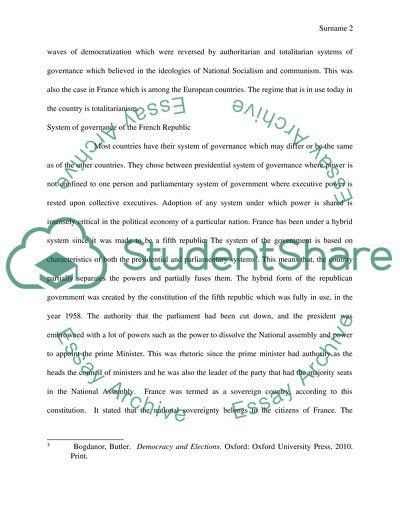 Political Classification of France