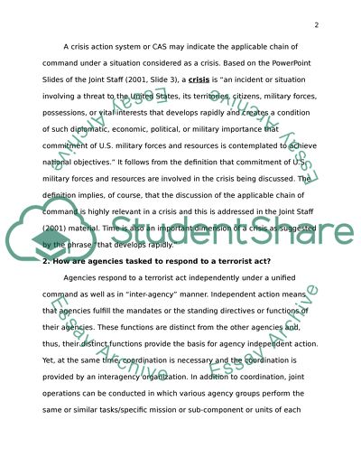 JOPES and CAS Systems