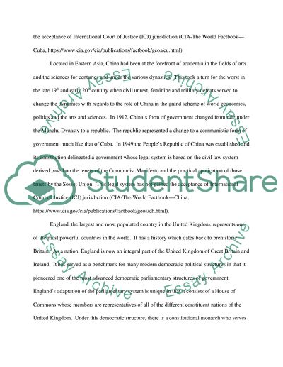 Cubas Criminal Justice System