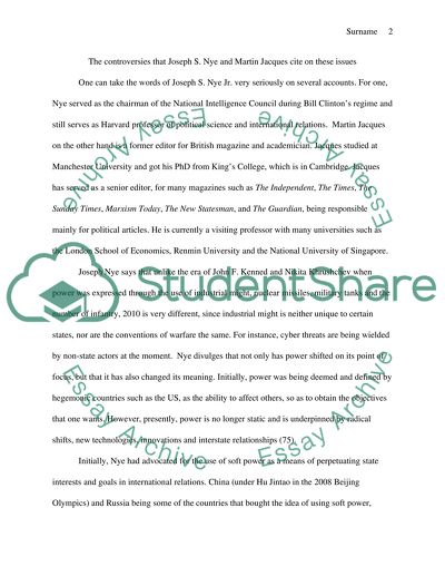 Analysis of Studies about the Rise of China Power and Decline of U.S. Power