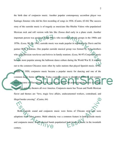 Eastside Sound and Conjunto Music in Chicano Culture