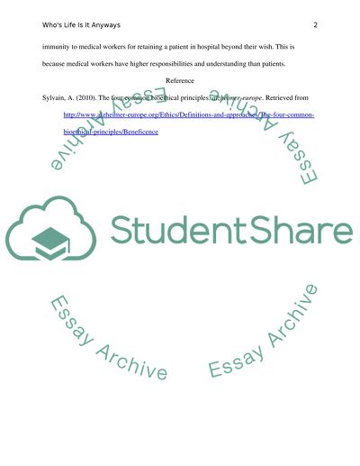 Whos Life Is It Anyways