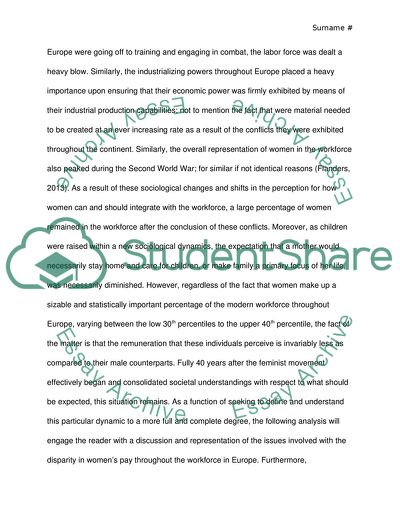 Gender Pay Gap - Contemporary Issue in Employment Relations