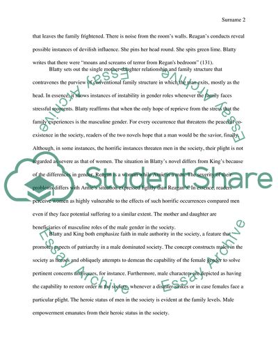 The Exorcist by William Peter Blatty and Christine by Stephen King