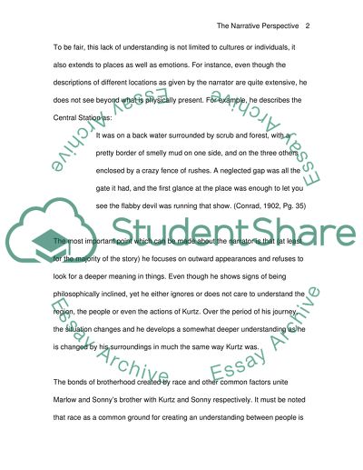 Conrads Heart of Darkness and Baldwins Sonnys Blues