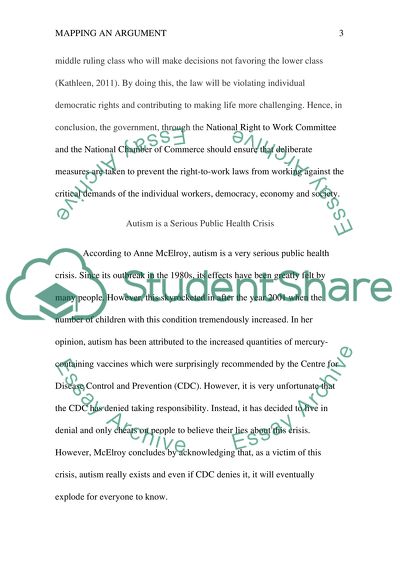 Mapping an argumetnt