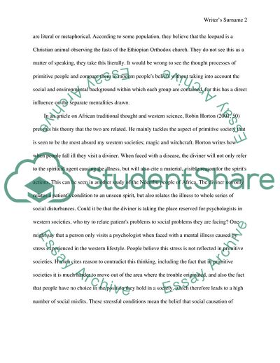 The Presence of Witchcraft Accusations and Confessions