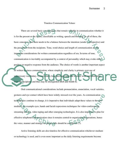 Contemporary Communication