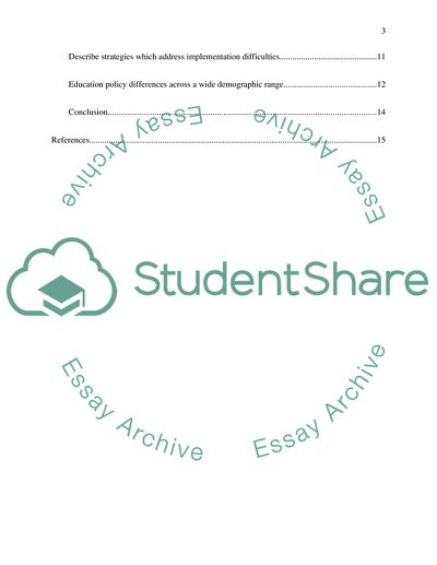 Affect of Strategies on Educational Development in Children