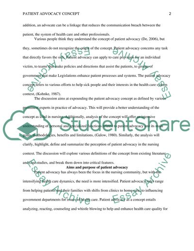 Patient Advocacy Concept