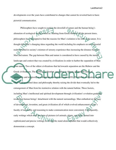 The Ecological Crisis