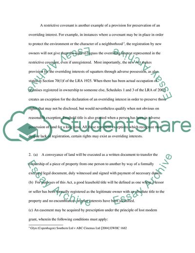 Solving Disputes Within the Land Law