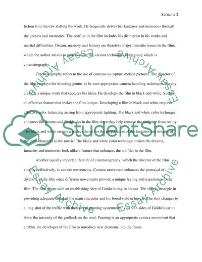 Fantasy, Dreams and Flashbacks in 8,5 Directed by Fellini