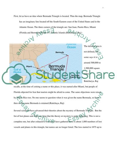 research paper on bermuda triangle