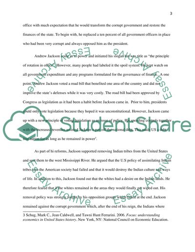 Andrew Jackson, a Defining President of United States