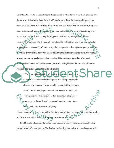 Institutional Racism