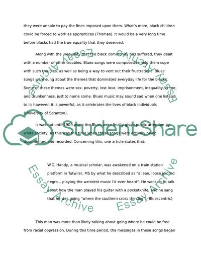 Blues Songs and Roots of Blues Music