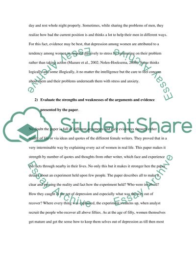 Constructing A Non-Depressed Self