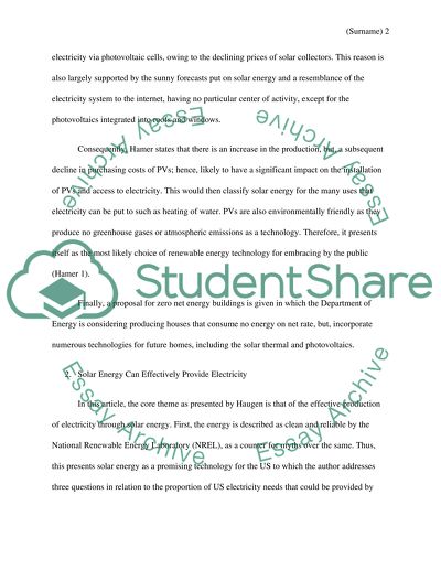 The Primary Types of Solar Energy