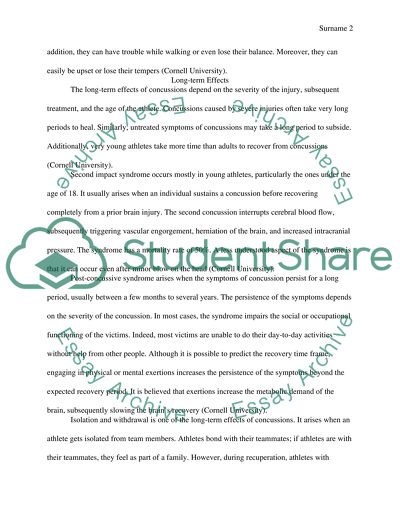 Sports Injuries and Long-term Effects