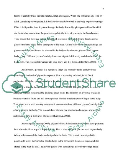 Low Glycaemic Index Diets