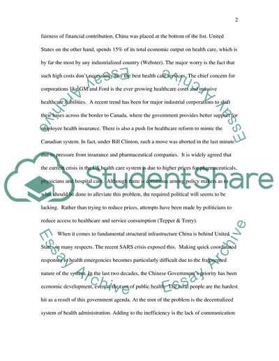 Healthcare System in China and in the United States