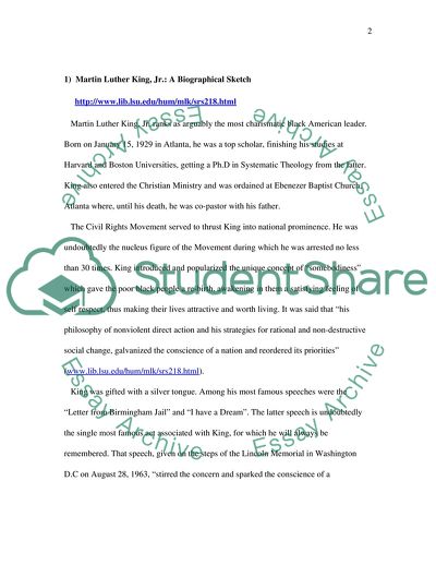 Martin Luther King Jrs Life