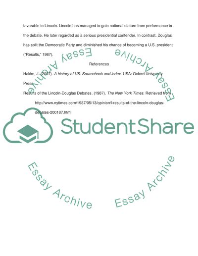 Lincoln-Douglas Debates