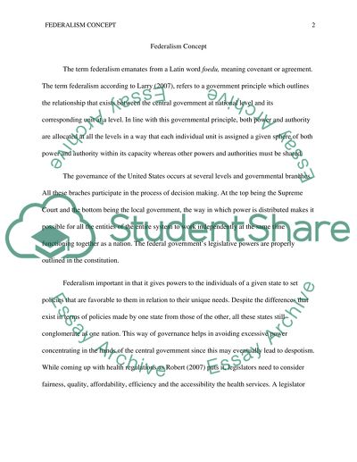 Concept of Federalism