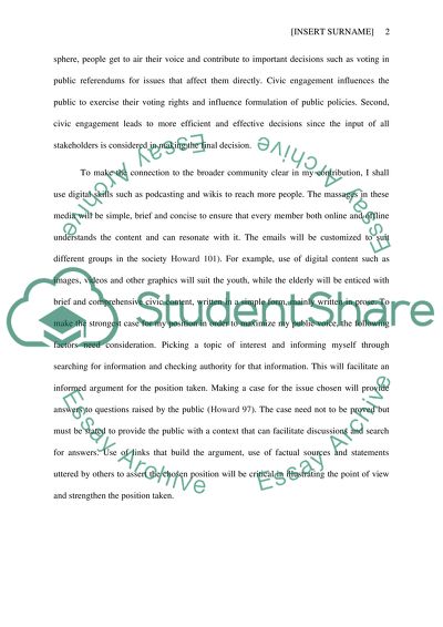 Using Digital Media for Civic Engagement