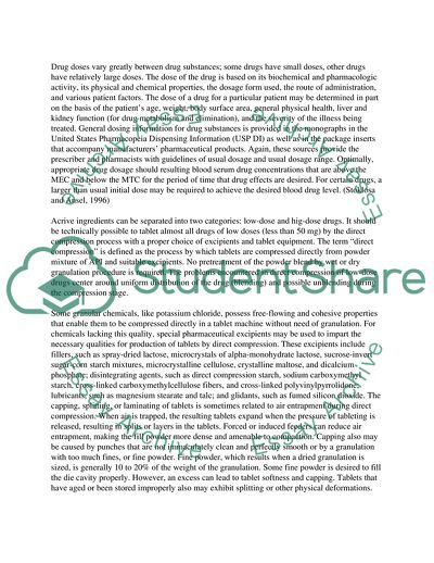 Tablet Formulation of a Low Dose Tablet and High Dose Tablet
