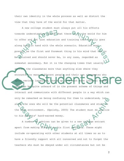 College Students World View