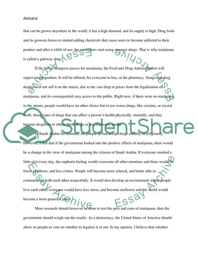 Marijuana as a Useful and Helpful Drug