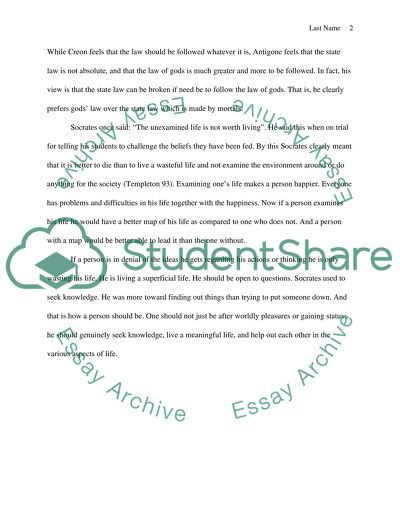 Relationship between ones principles,the investigation of truth and how to lead ones life