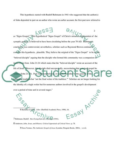 Adult Bible Study on Part of the Book of the Gospel of John