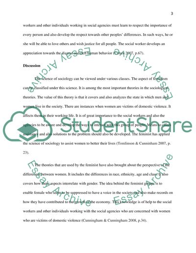 Understanding of Sociology by Social Workers