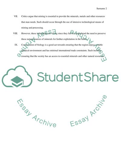 Conservation biologist