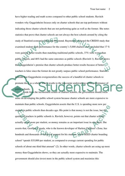 The Limitations of Charter Schools