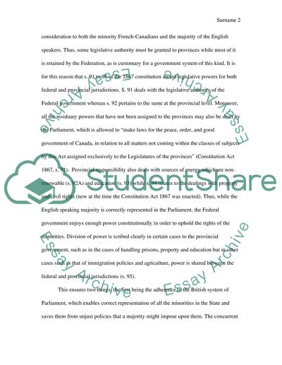 Constitution Acts of 1867 and 1982