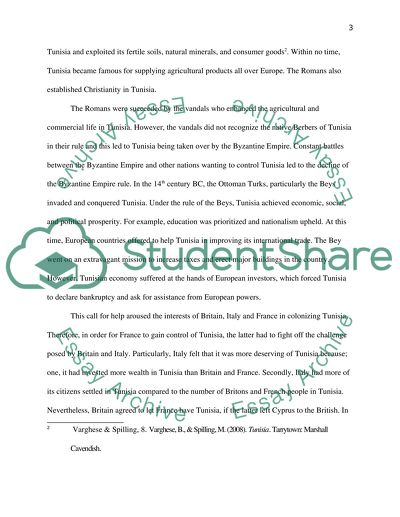 The French Colonization of Tunisia