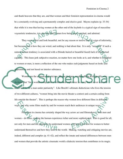 Feminism in American Cinema