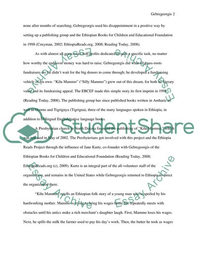 Biography of an African