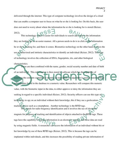 The Value of Digital Privacy in an Information Technology Age